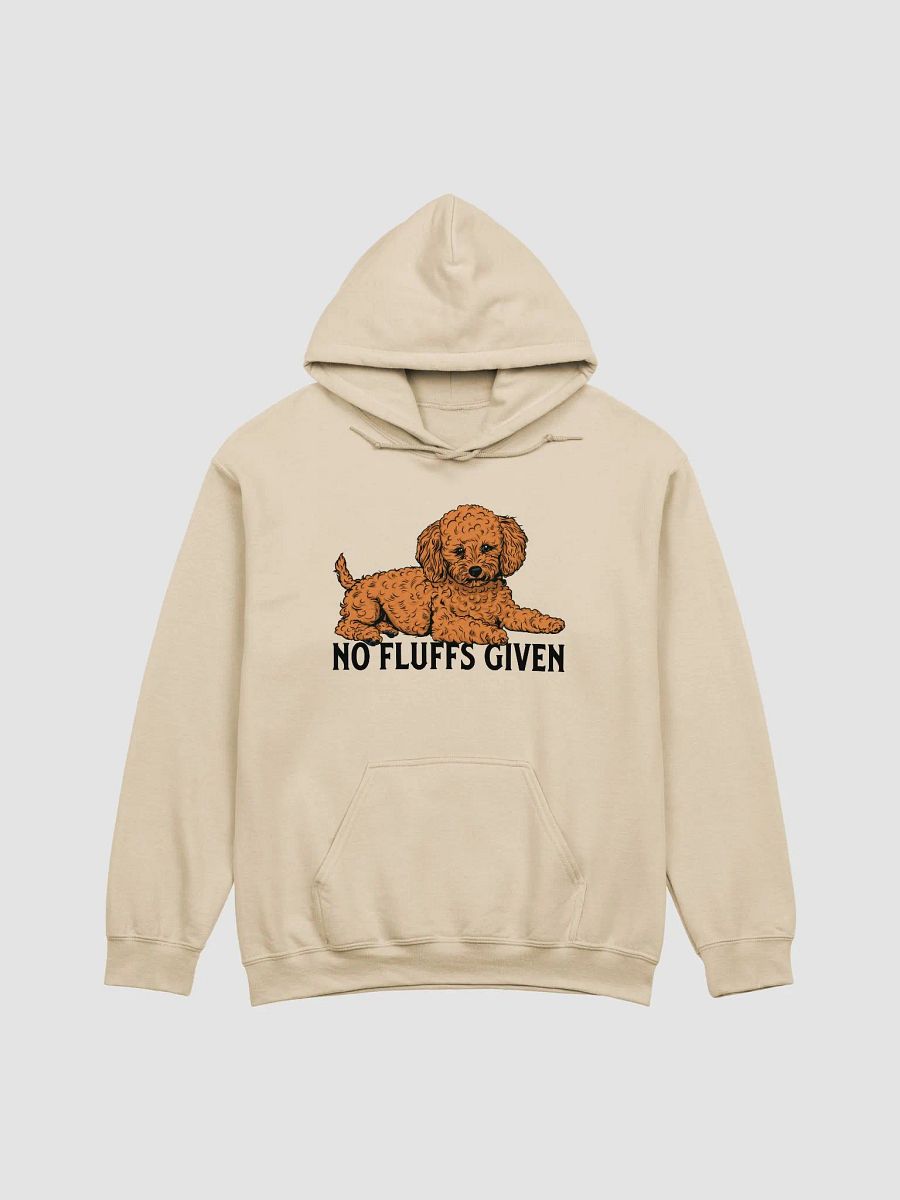 No Fluffs Given Hooded Sweatshirt of a Toy Poodle(Orange) | Funny Hoodie for Poodle Paw-rents product image (22)
