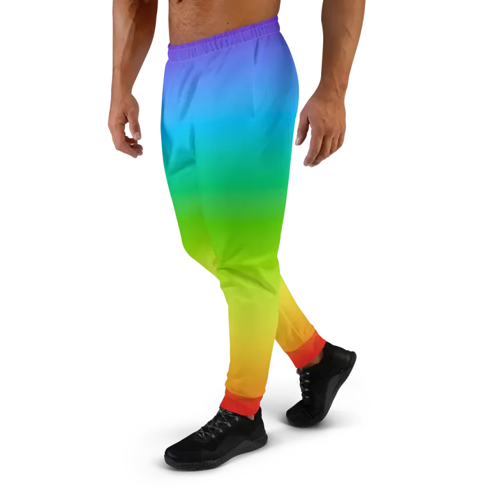 Rainbow Recycled Men's Joggers product image (1)