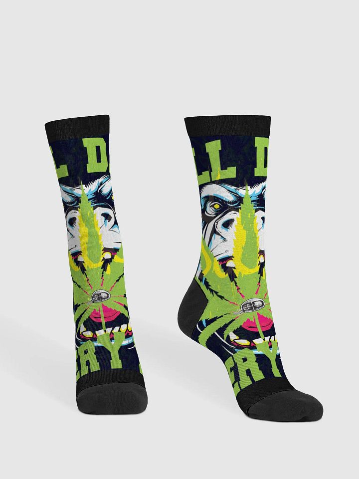 Gorilla Warfare | Premium Sustainable Crew Socks product image (2)