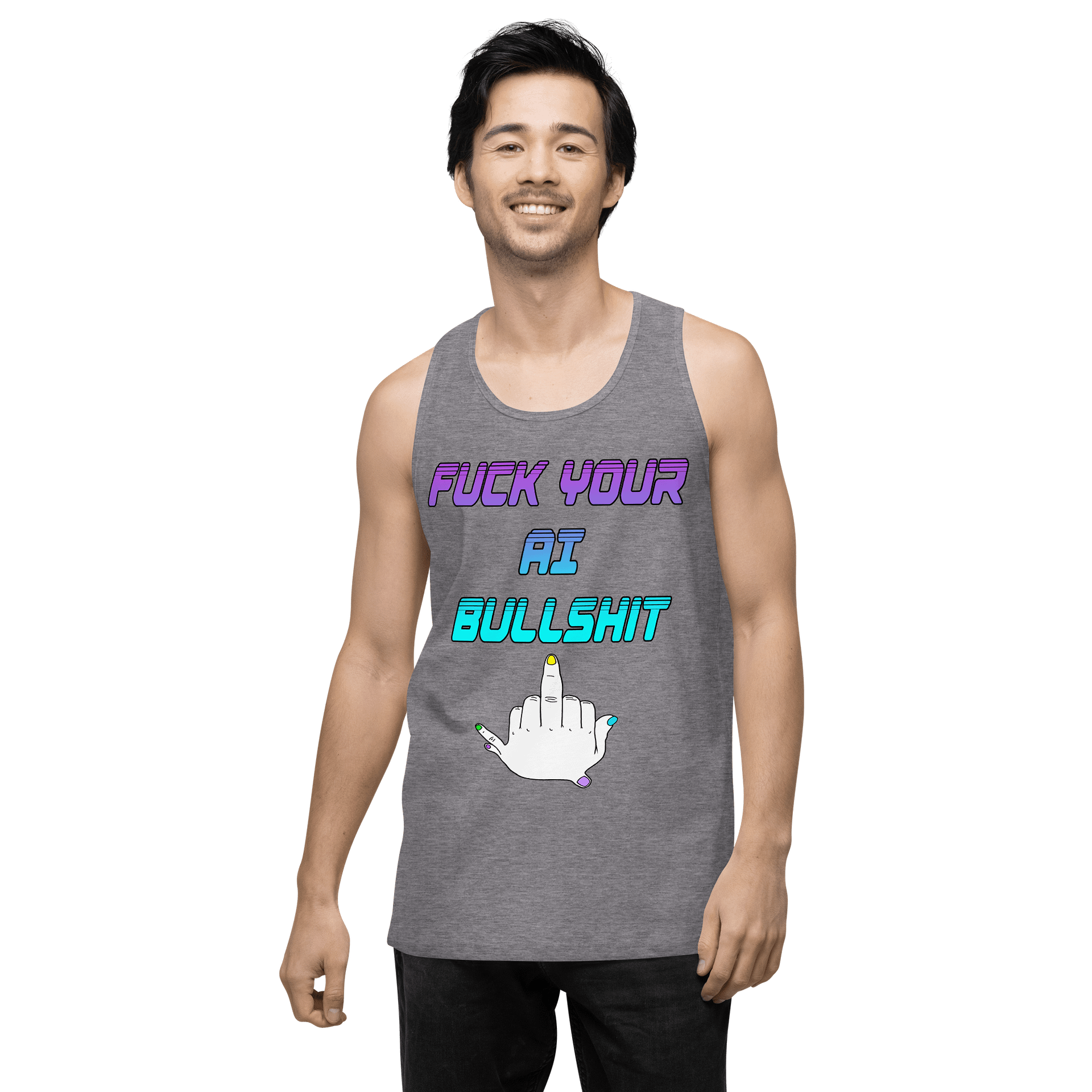 AI Bullshit Tank Top M product image (61)