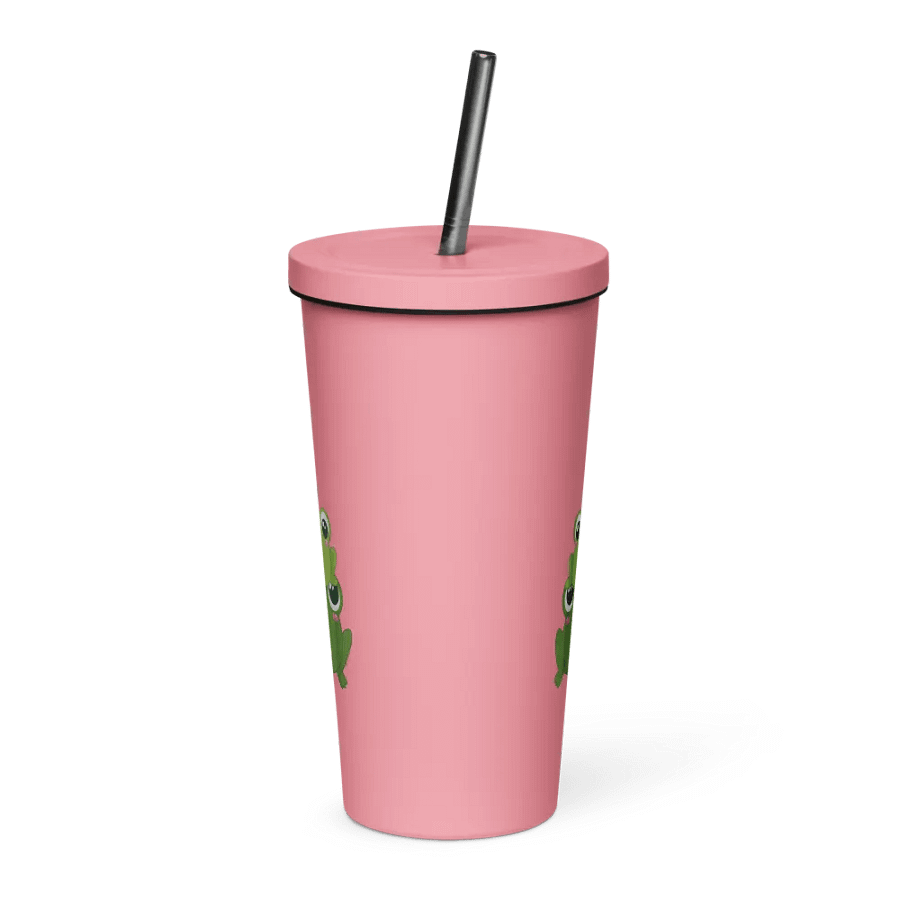 Froggy sprout Tumbler with Straw product image (16)