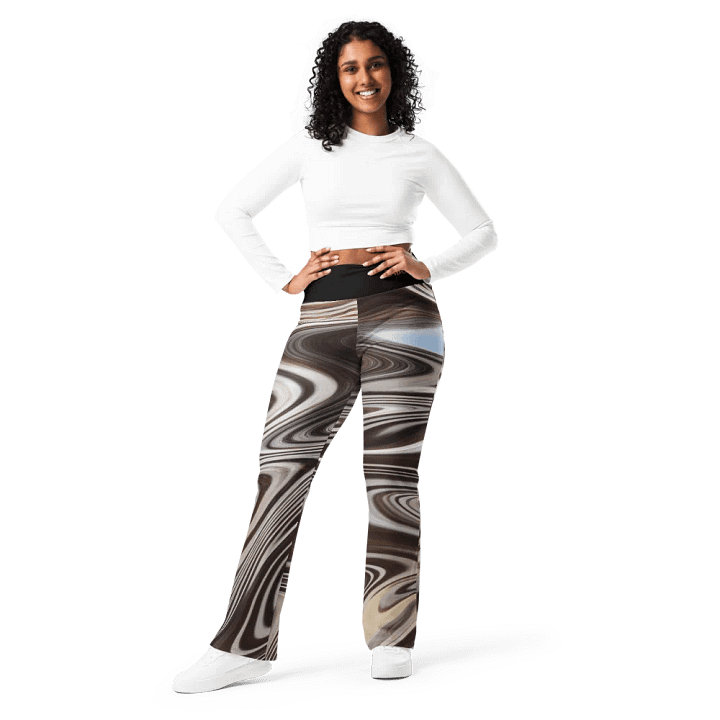 Swirl of Serenity Flare Leggings product image (2)