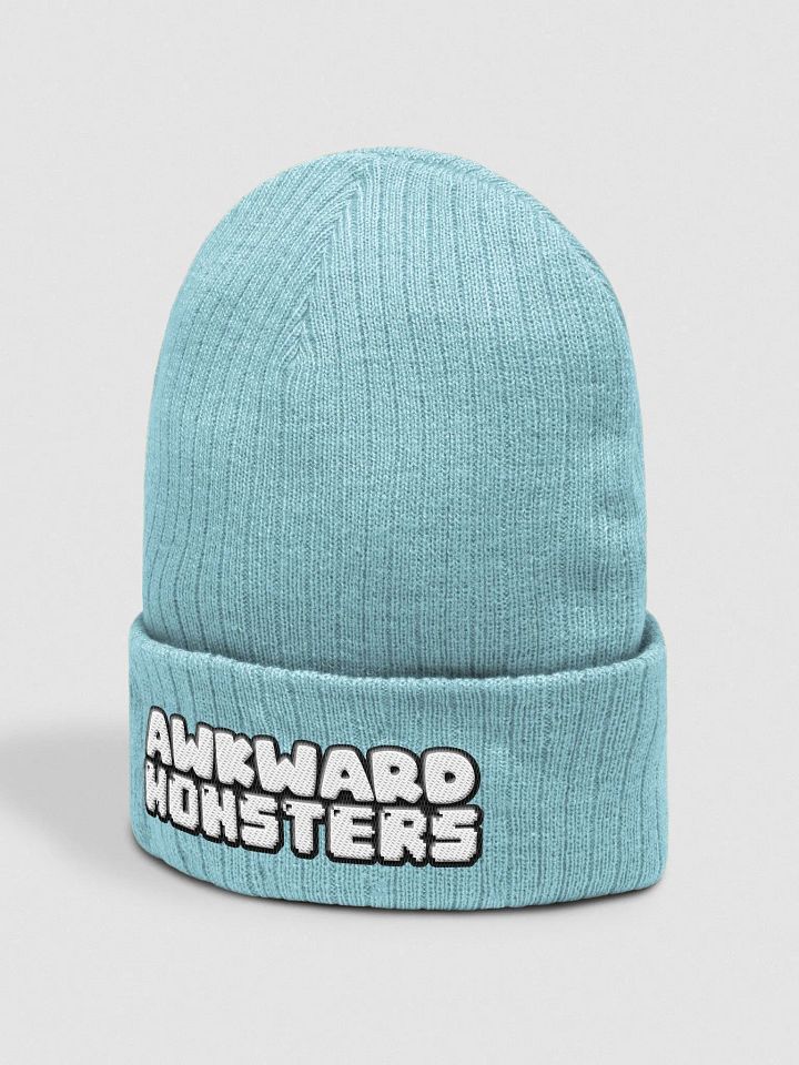 Light Blue AwkwardMonsters Beanie product image (2)