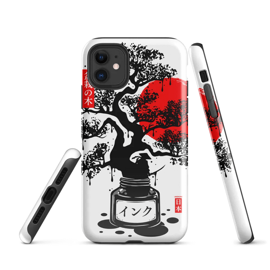 Black Bonsai Japanese Ink iPhone® Tough Case product image (1)