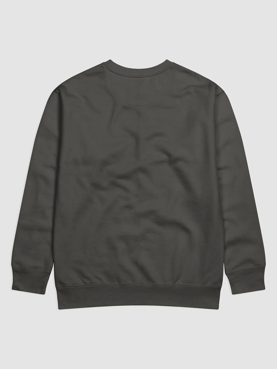 Cheaky heart Premium Sweatshirt "Wen juckts." - blue purple product image (13)