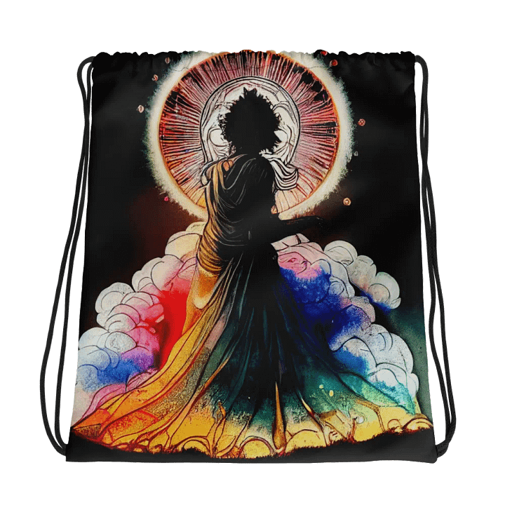 Mystical Robes All-Over Drawstring Bag product image (1)
