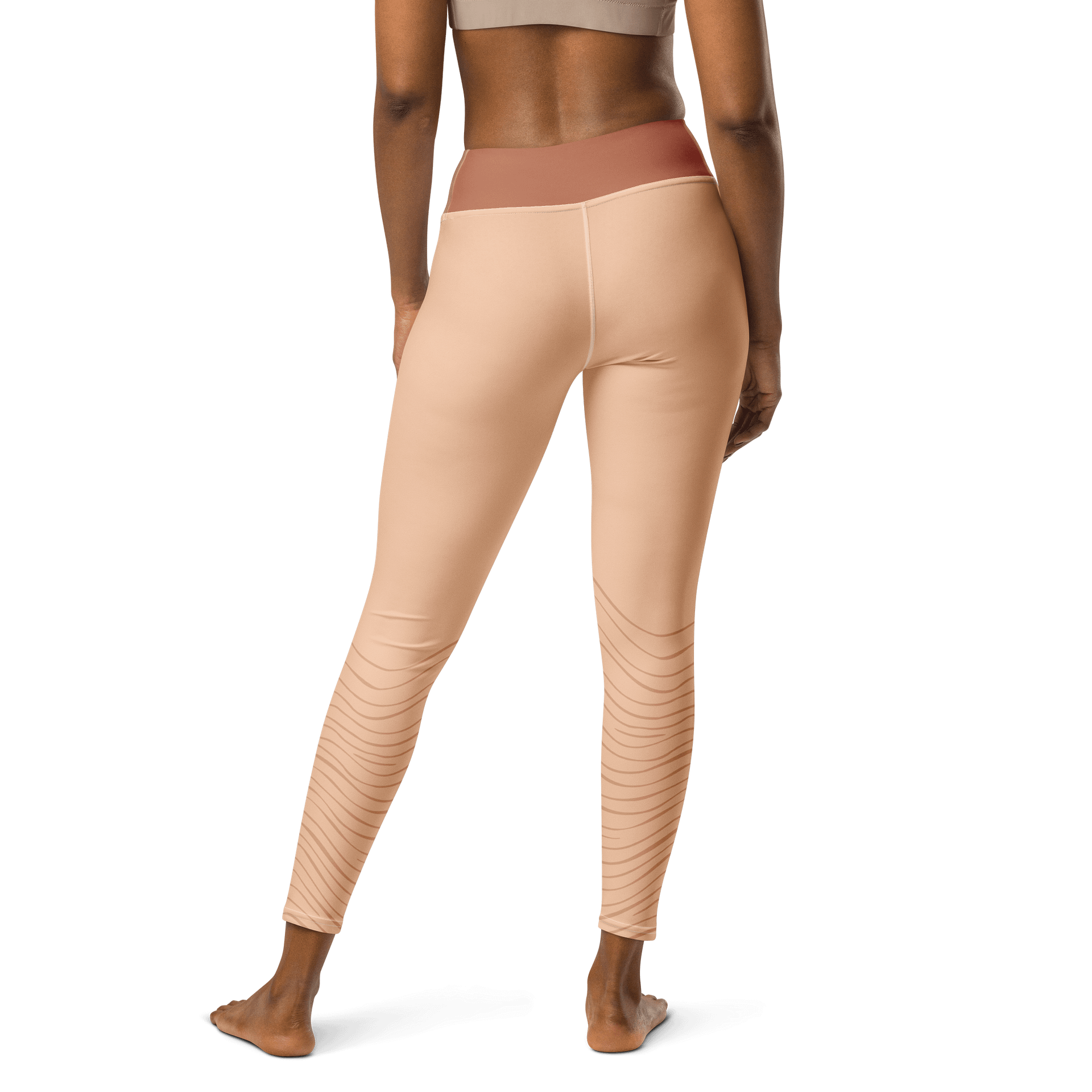 Radiant Flow High-Waisted Yoga Leggings – Mindful Movement Meets Modern Design product image (7)