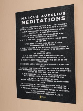 Meditations by Marcus Aurelius Poster product image (3)