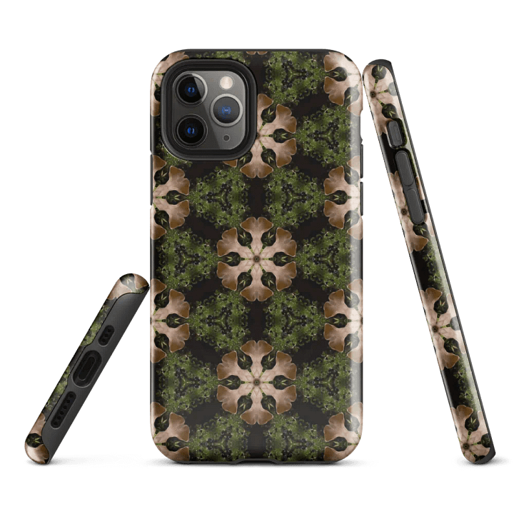 Tough Phone Case for iPhone® - Abstract Fungi Geometric Pattern product image (1)