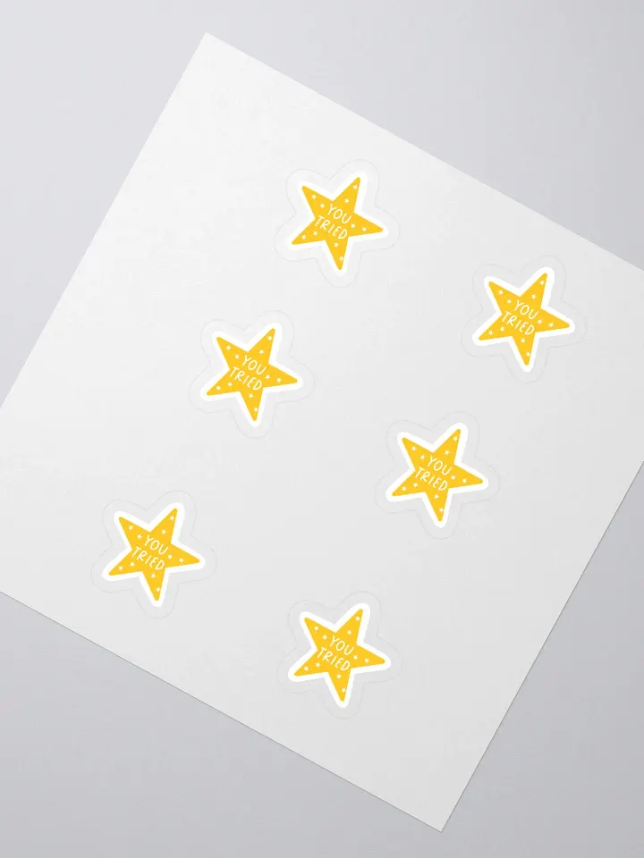 You Tried Sticker (MEDIUM Sheet) product image (2)