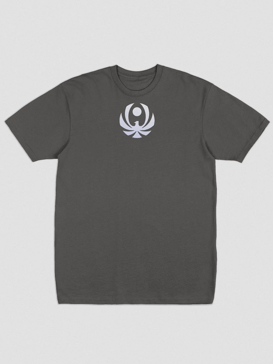 CroweGamingg Cotton Heritage Men's Premium Heavyweight Tee- White Logo product image (2)