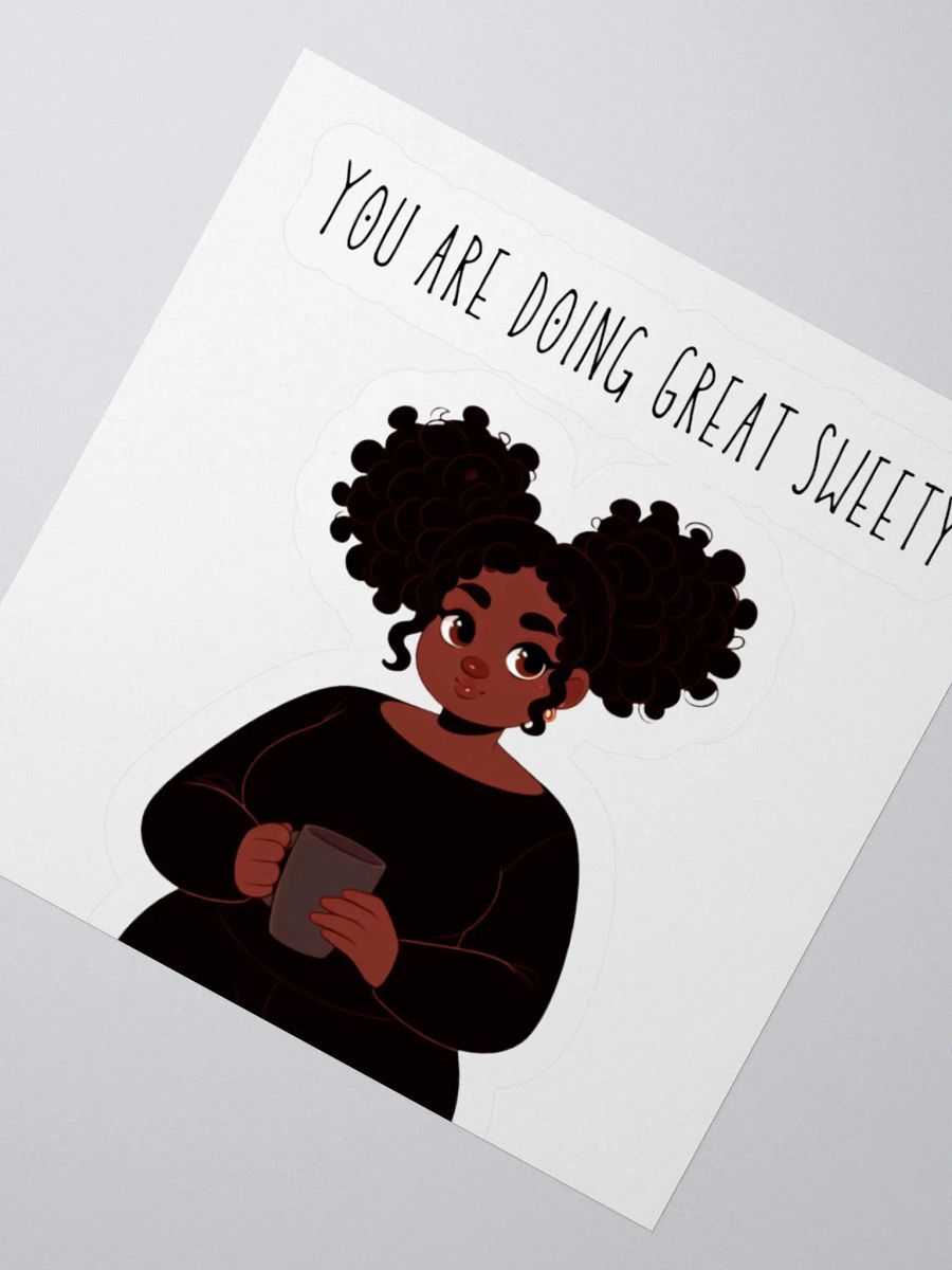 Curly Puff Cutie Stickers product image (5)