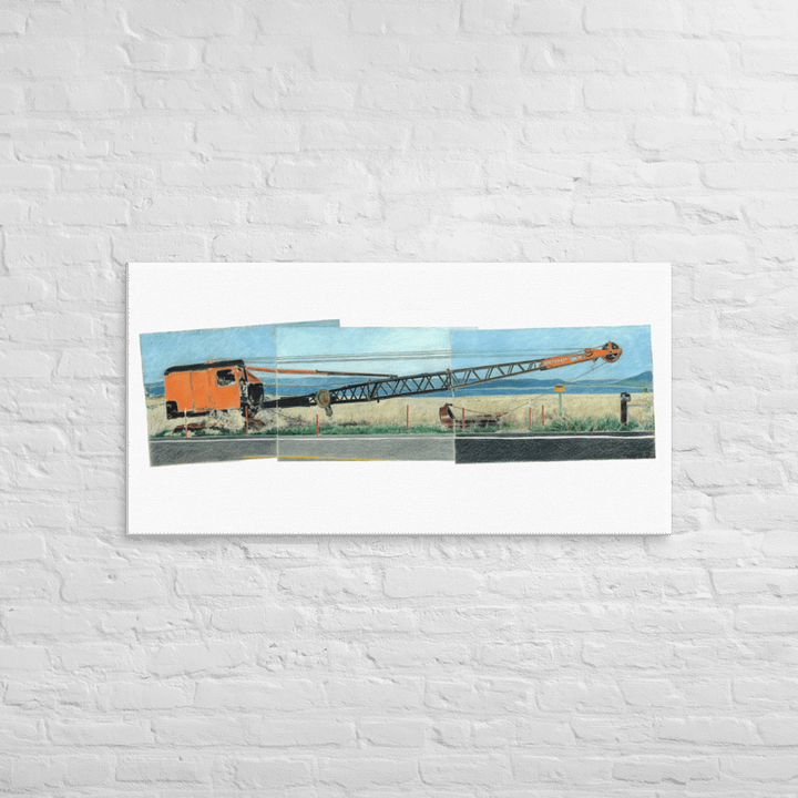 Dredge, Goose Lake on Canvas with No Fill (24" x 48") product image (2)