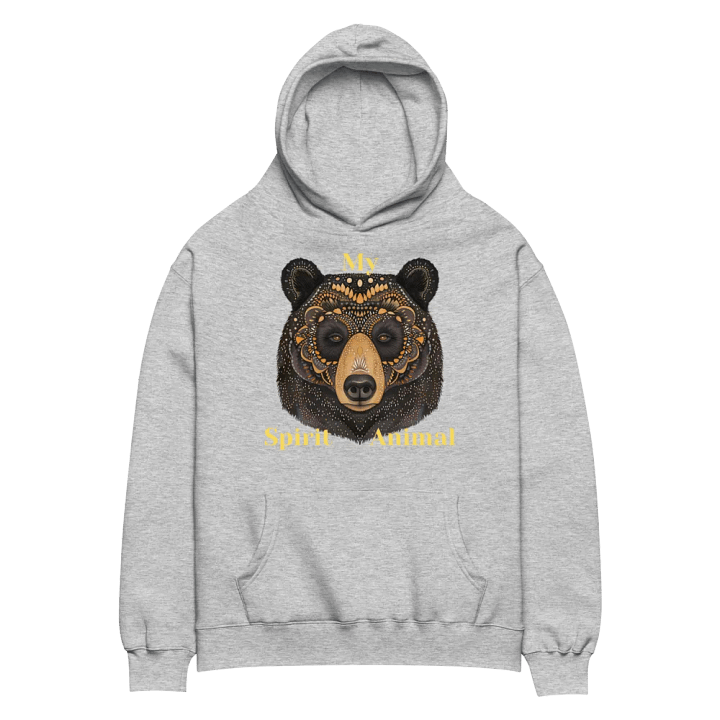 Spirit Animal Bear Oversized Hoodie product image (29)