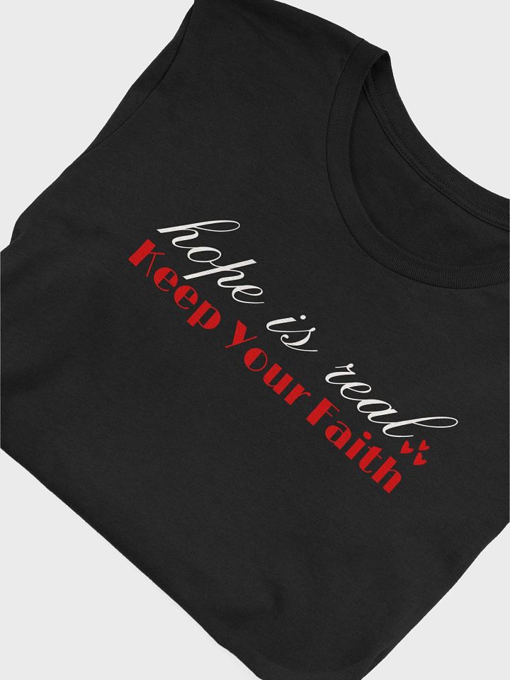 Keep Your faith Bella Canvas Black T-shirt product image (2)
