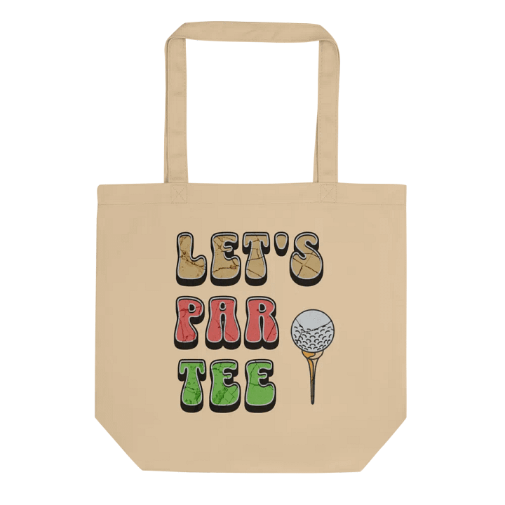 Lets Par Tee Golf Cracked Tote Bag product image (1)