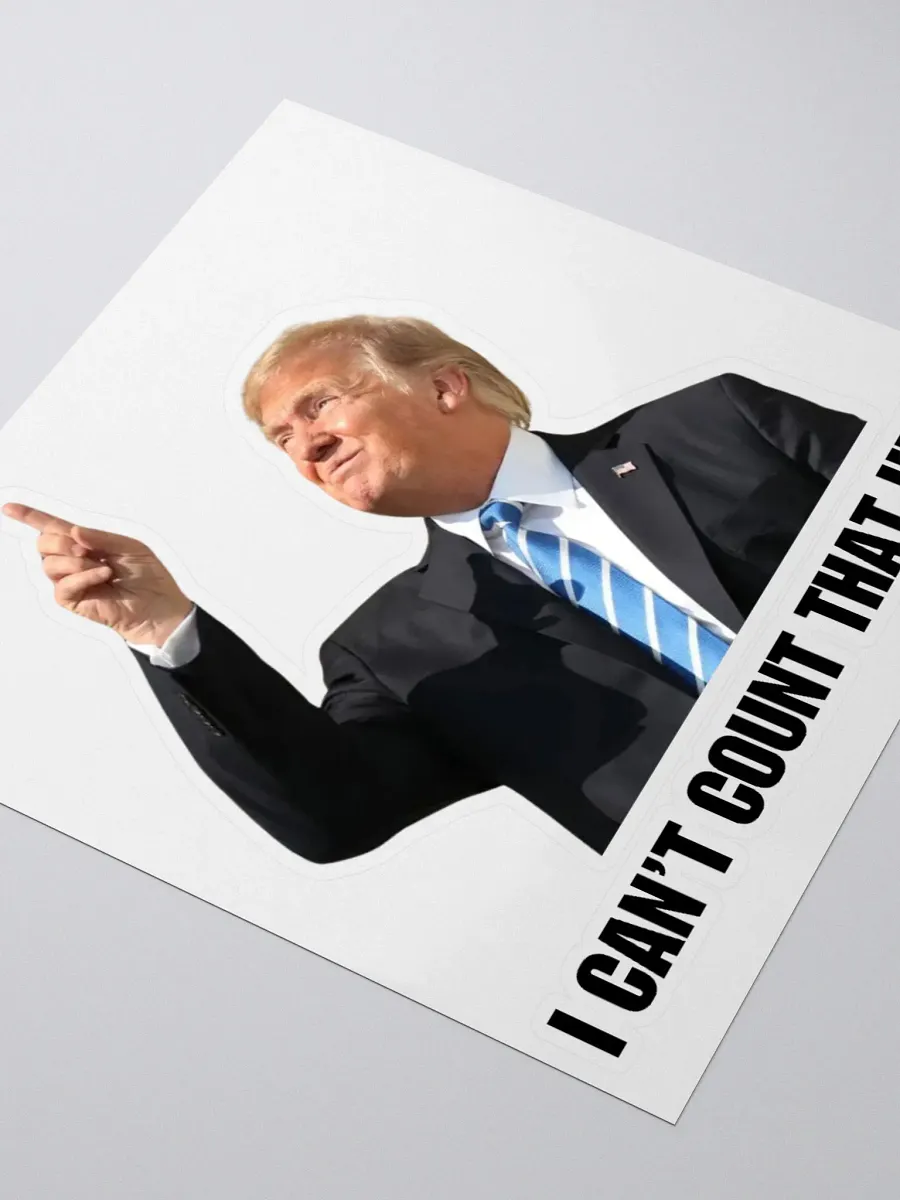'I Can't Count That High' Sticker product image (3)