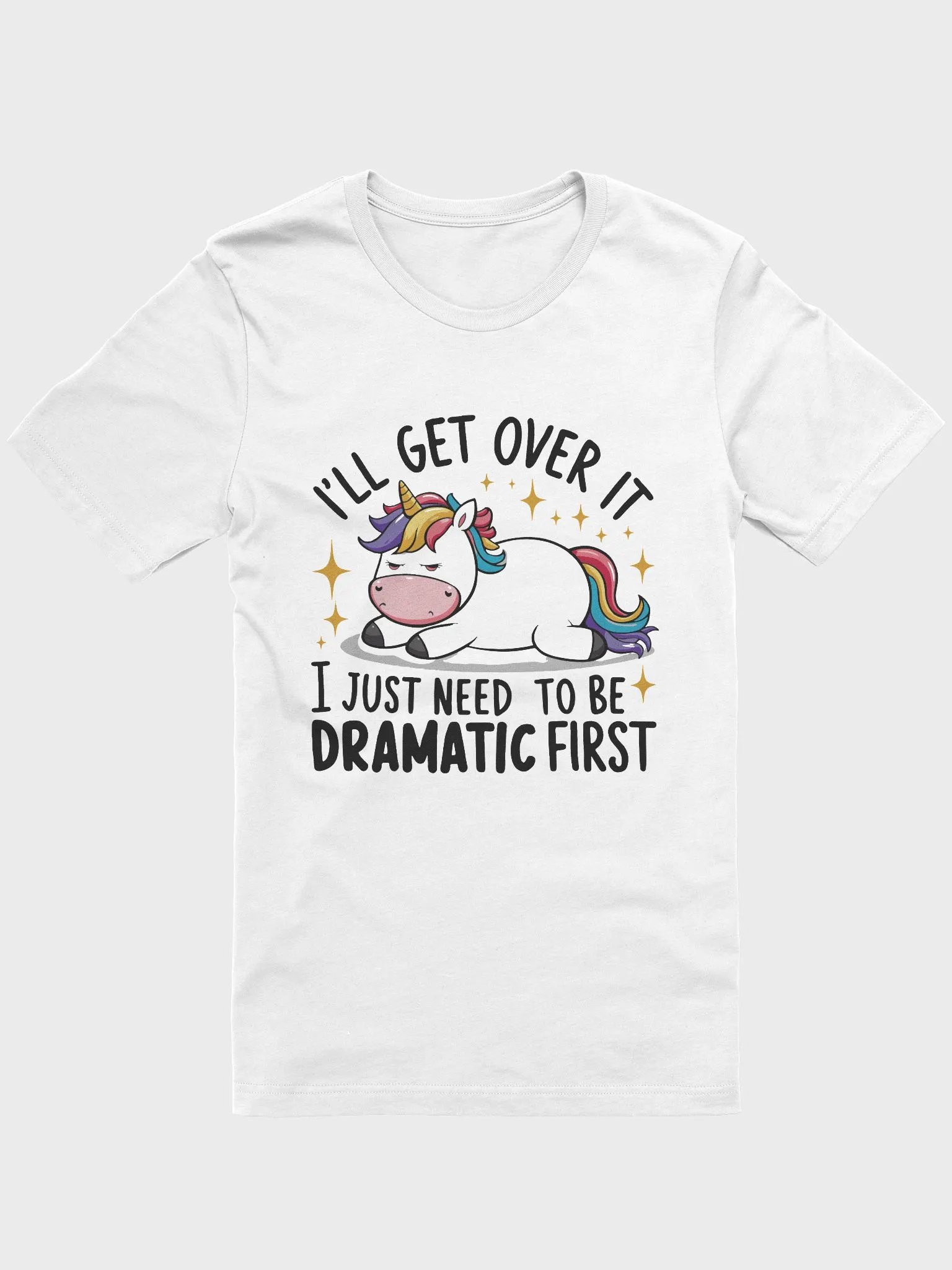 Dramatic Unicorn Supersoft T-Shirt product image (1)