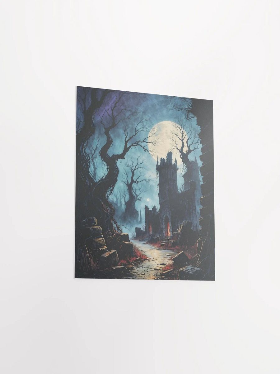 Moonlit Ruins Matte Poster product image (36)