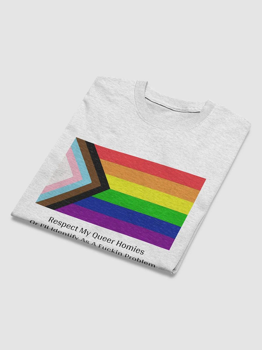 Respect My Queer Homies Tee - Light Colors product image (23)