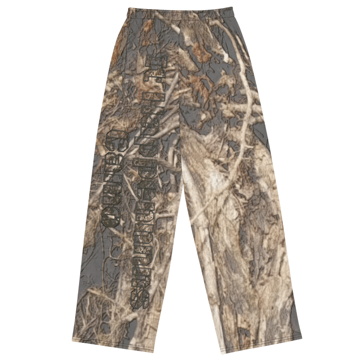 Unisex Wide-Leg Pants - Dead Split - It Happennnns Camo product image (2)