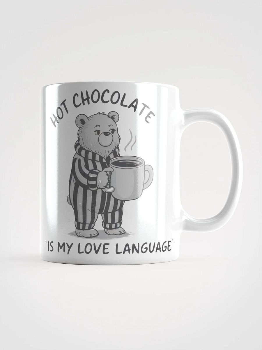 Bear Hot Chocolate Love Language Glossy Mug product image (3)