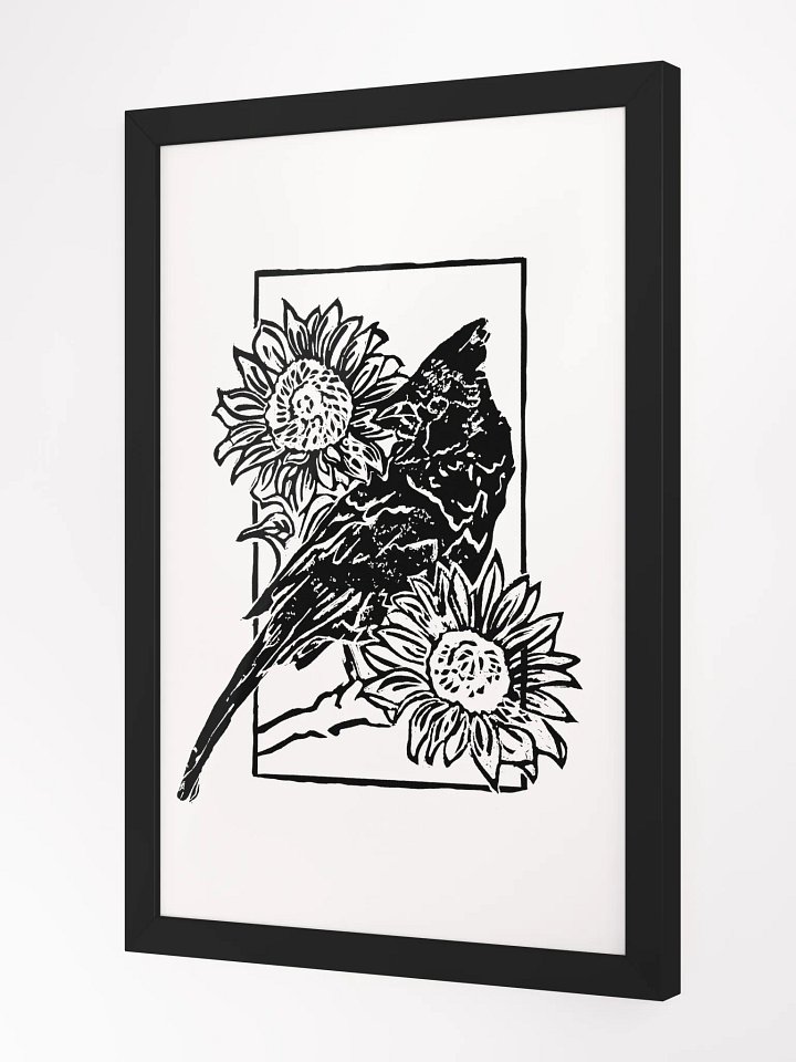 Bird Print in Black product image (2)
