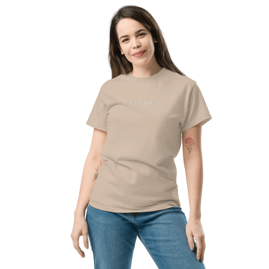 i'm ok mixed tee product image (5)