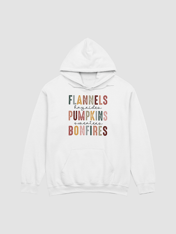 Flannels Pumpkins Bonfires Hoodie product image (1)