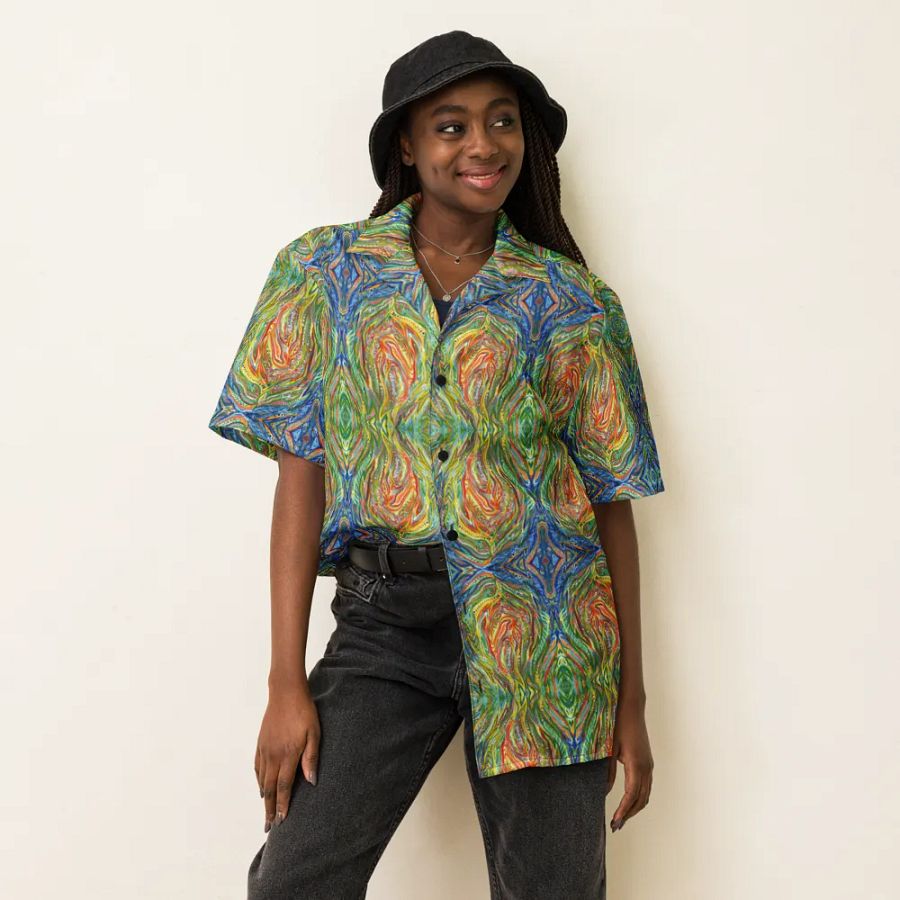 FIRE & WATER - PRINT BUTTON-UP SHIRT product image (6)