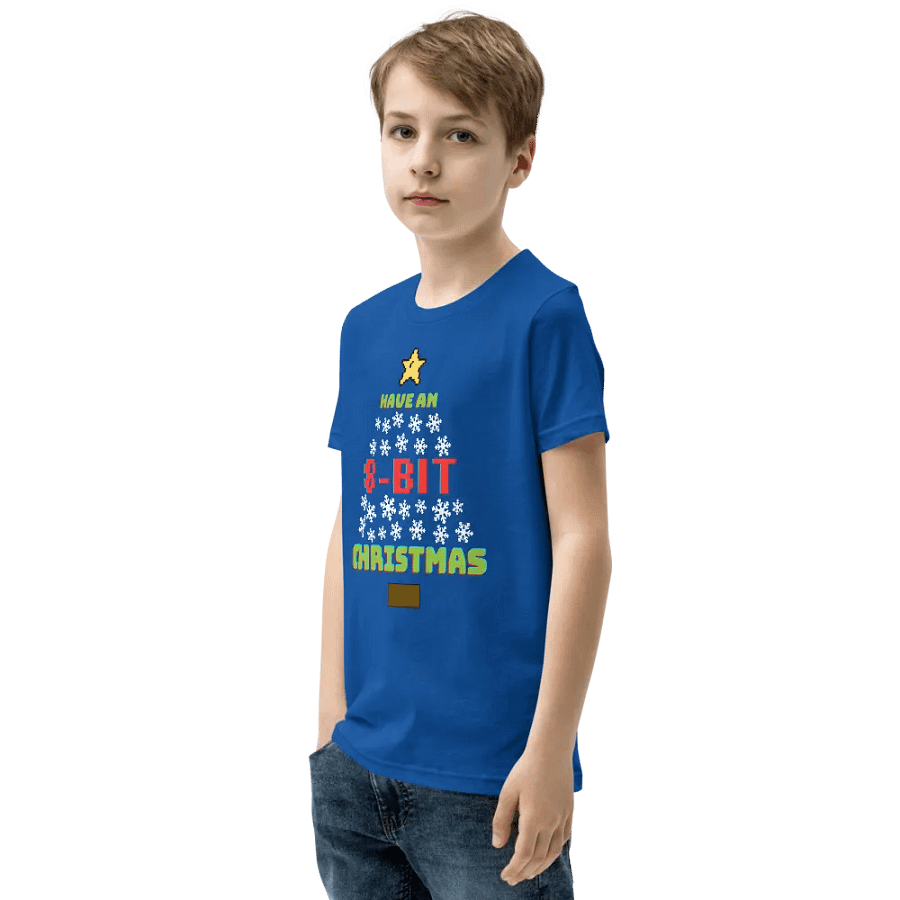 8-Bit Christmas Tree Kids Tee product image (3)