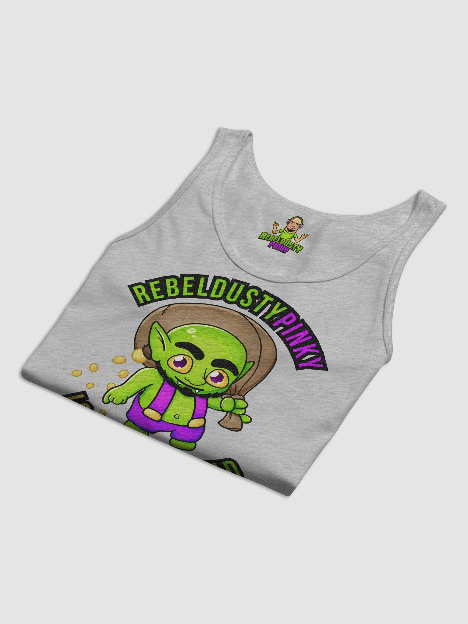 RebelDustyPinky Loot Goblin Guild Tank Top! product image (15)