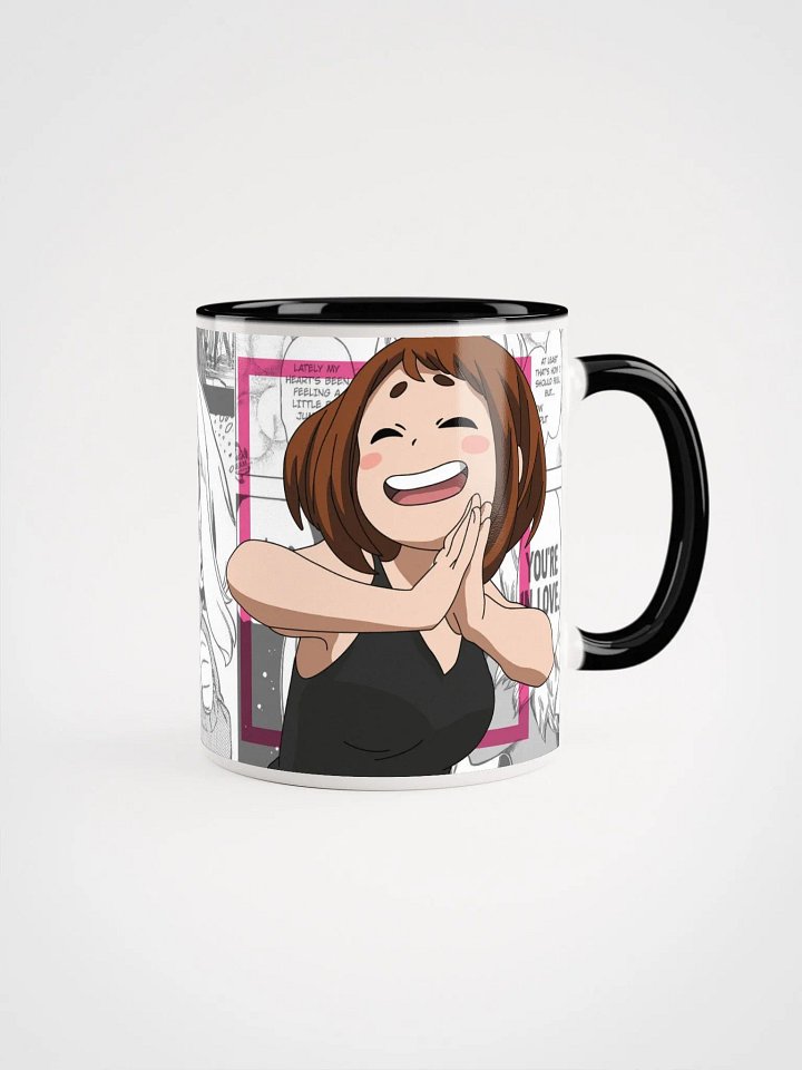 Smiling Ochaco Uraraka Ceramic Mug - My Hero Academia Anime Coffee Mug for Fans product image (1)