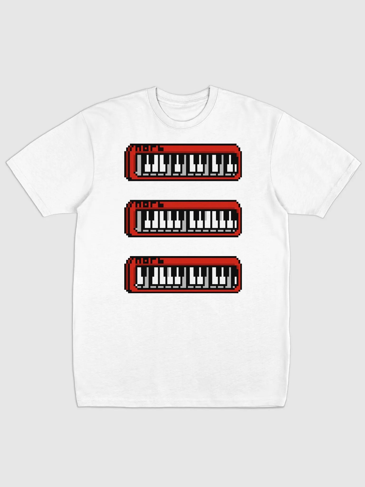 Intro Keyboards T-Shirt (White) product image (1)