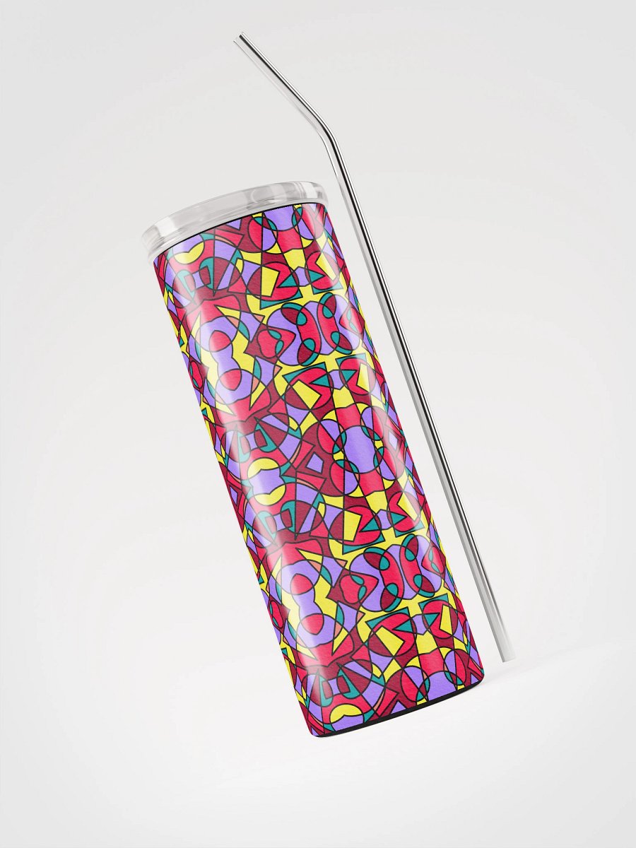 Retro Circus Ticket – Stainless Steel Tumbler product image (3)