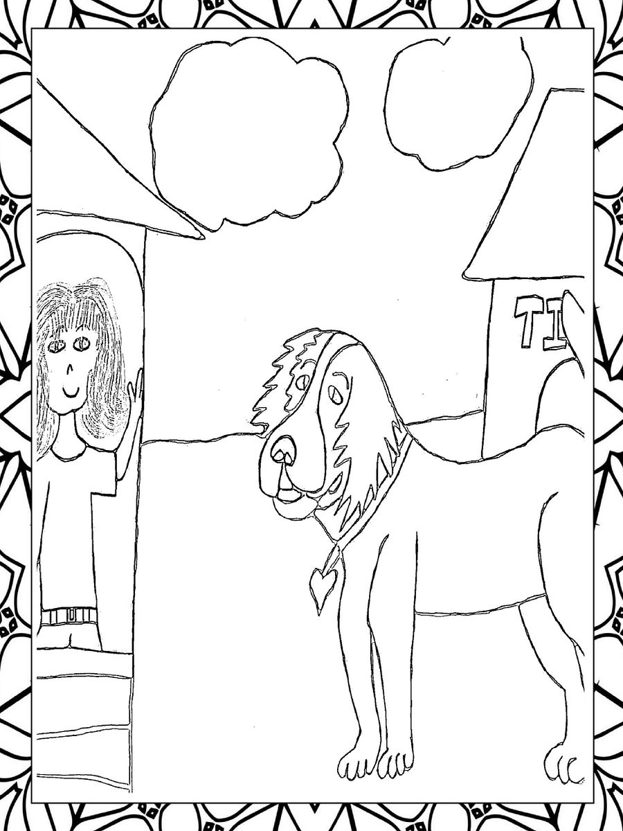 Maggy's Dog Day A Coloring Storybook for Girls product image (9)
