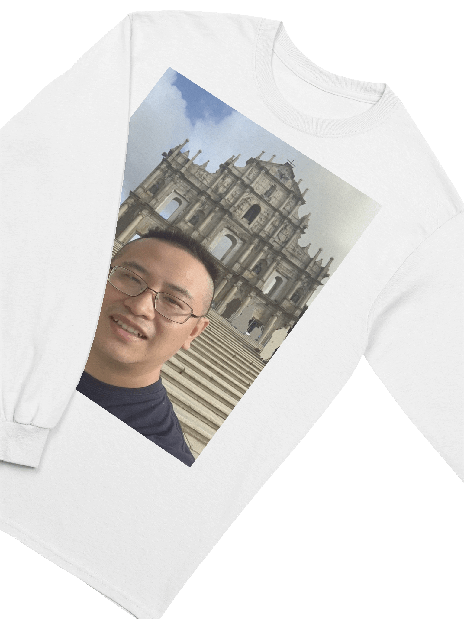 Gildan Ultra Cotton Long Sleeve T-Shirt: visit Macau product image (16)