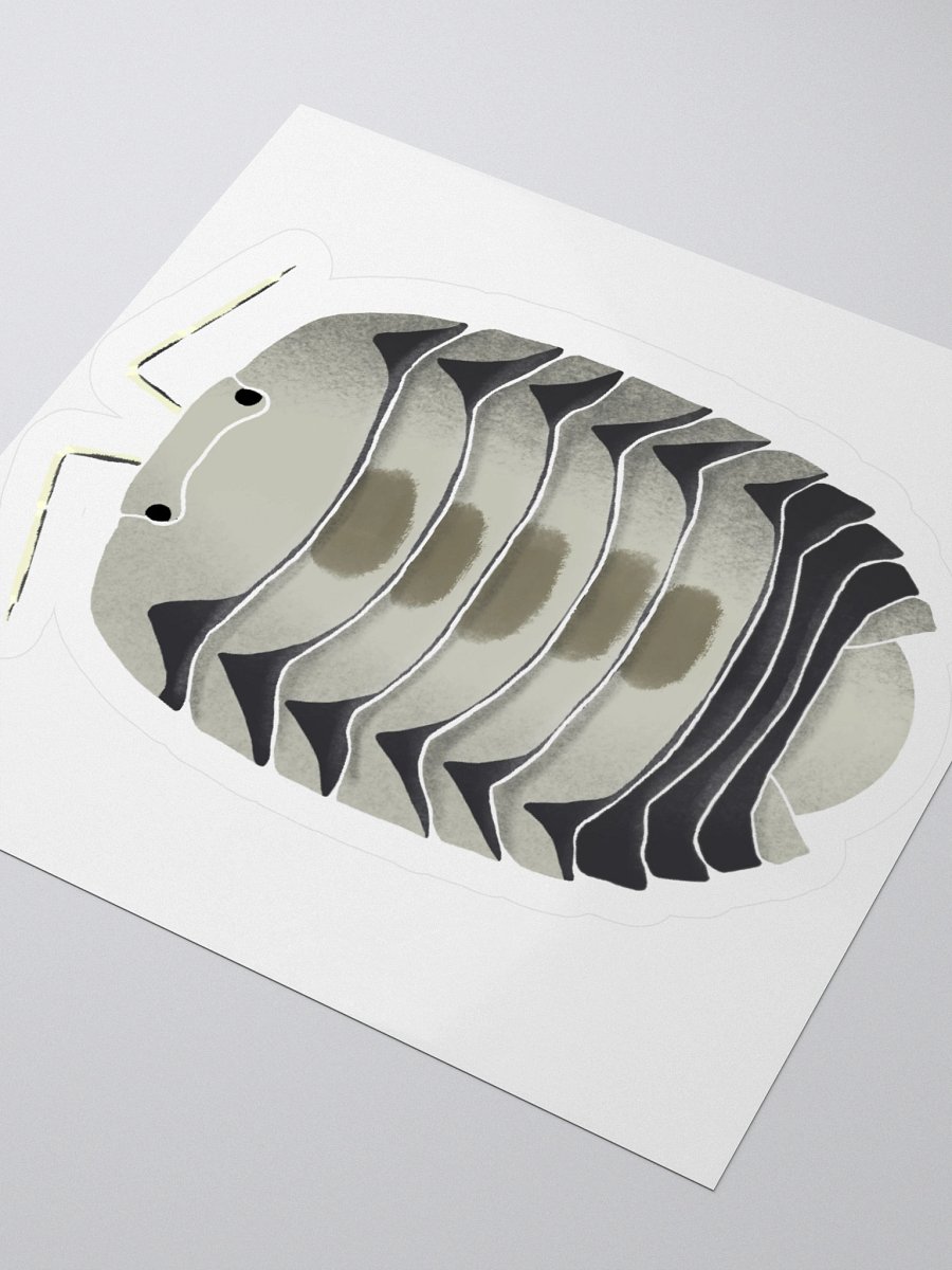 White Tiger Isopod Sticker product image (12)