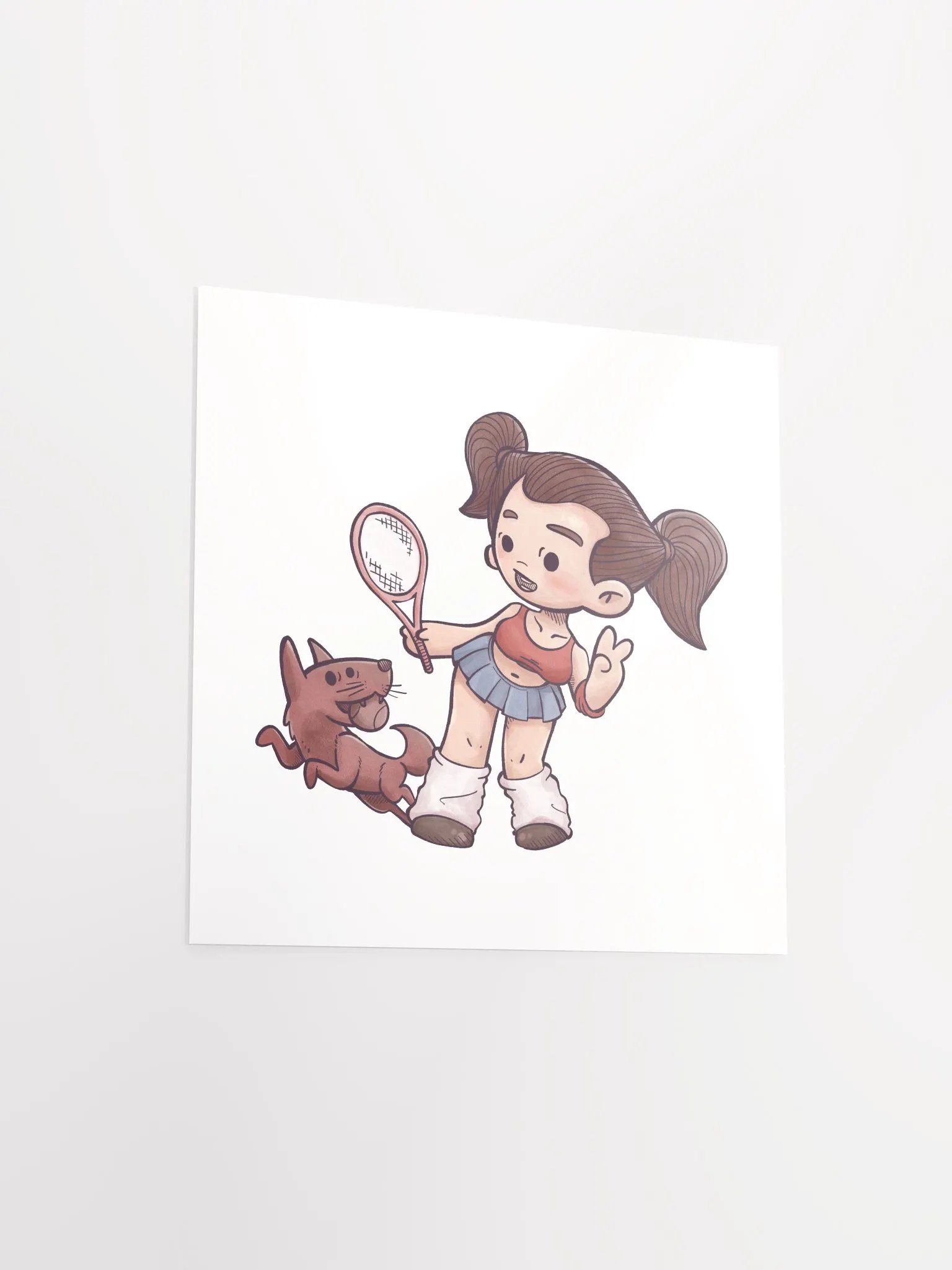 She & Her Pet | Enhanced Matte Paper Poster product image (3)