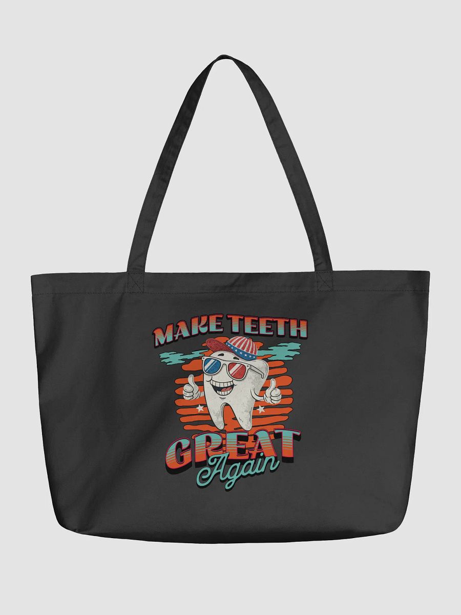 Make Teeth Great Again Patriotic Tooth Tote Bag product image (2)