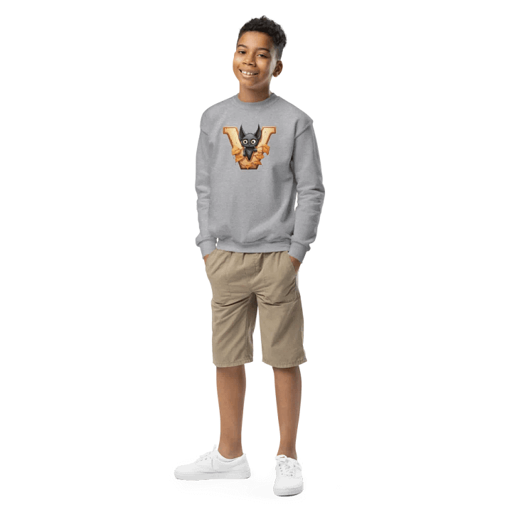 Cute Halloween Monogram Letter V Sweatshirt product image (1)
