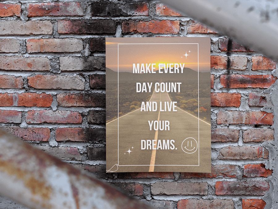 Every Day Counts sustainable Poster product image (2)