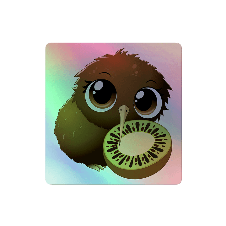 Whistling Kiwi Mascot Sticker product image (2)