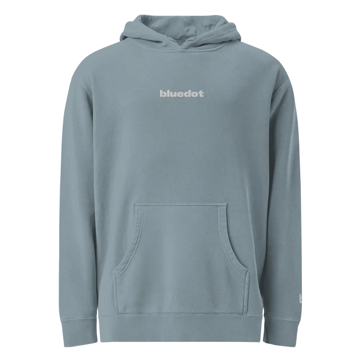 Blue hoodie (Dyed) product image (1)