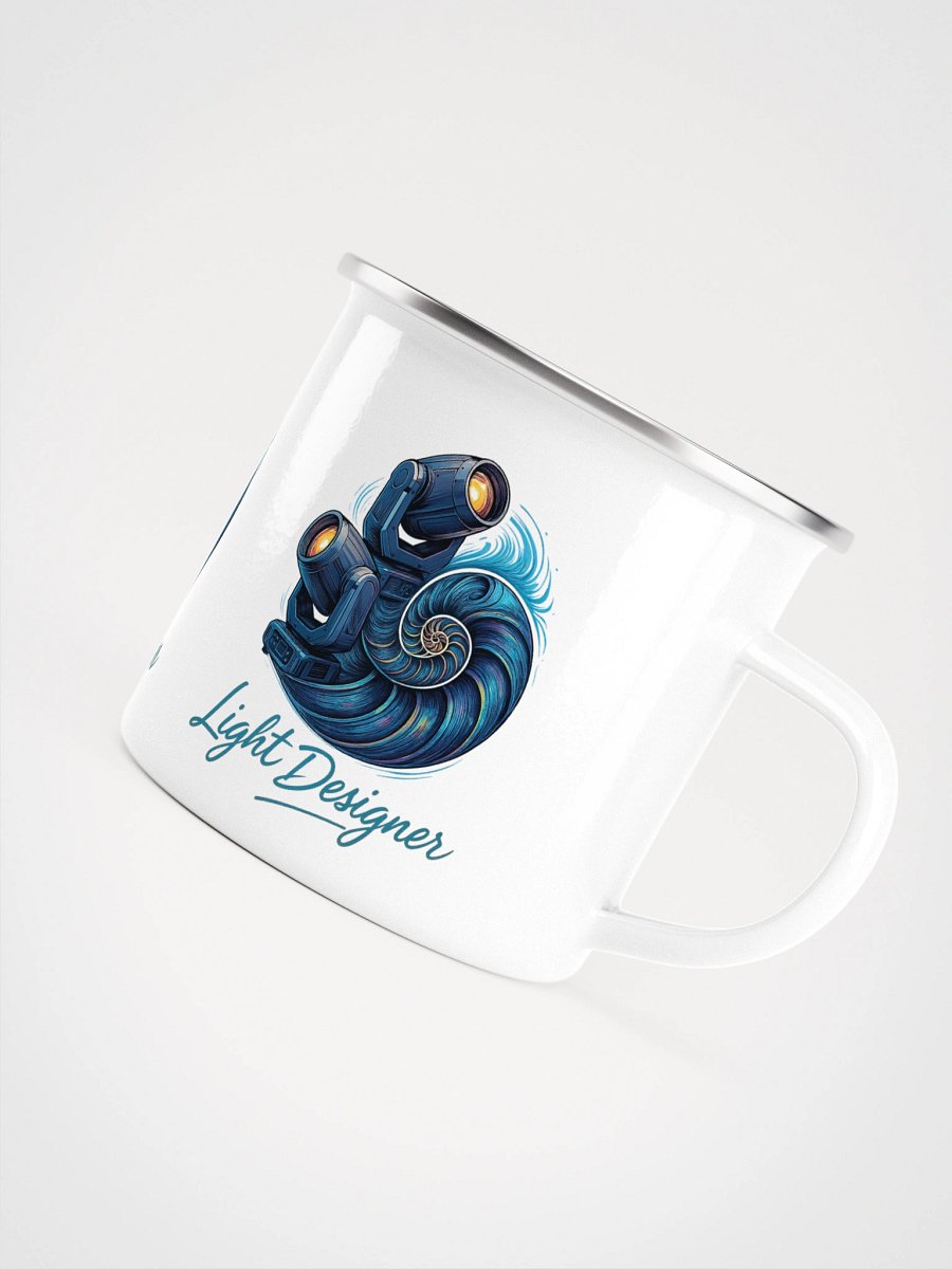 Theatrically Jerry: "LD Nautilus" Light Designer Enamel Mug product image (5)