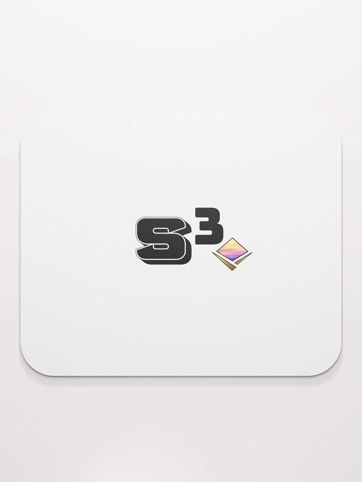 S³ Stripped // All White Mouse Pad product image (2)