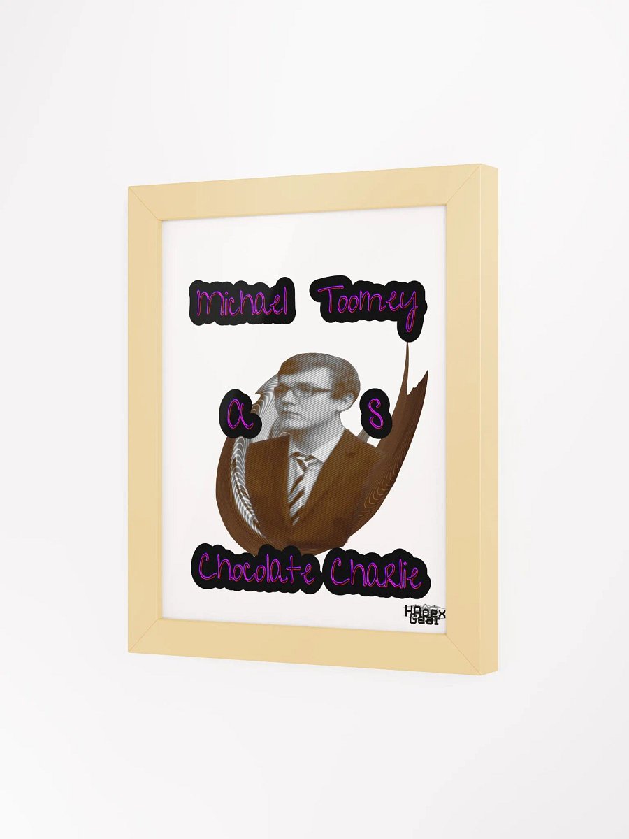 Michael Toomey As Chocolate Charlie 01 - Framed - High-Quality Matte Poster product image (3)