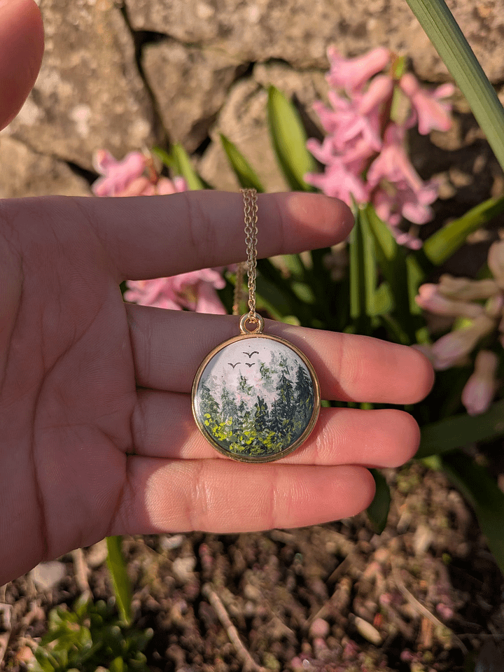 Misty Forest Pendant Necklace product image (1)
