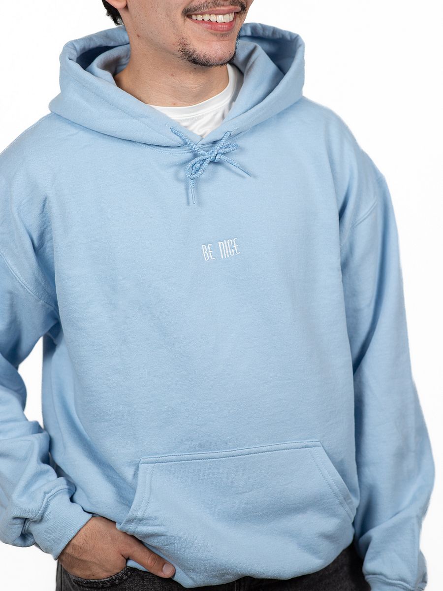 BE NICE Embroidered Message Hoodie product image (4)