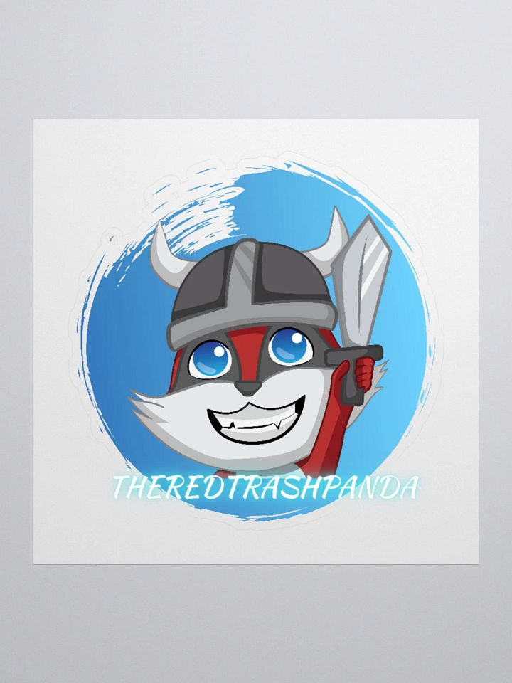 Viking Red Panda Kiss-Cut Stickers product image (1)
